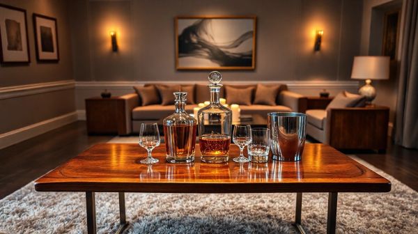 Choisissez un service à whisky élégant pour vos soirées