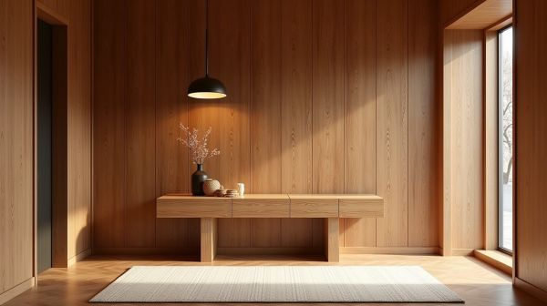 Pourquoi opter pour une console en bois massif pour votre entrée ?